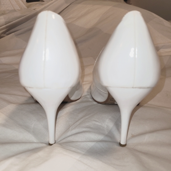 Wet Seal Vintage Women's Size 10 White Pointed Toe High Heels - Picture 2 of 6
